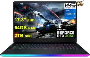 MSI 2022 GE76 Raider 17.3″ 144 Hz FHD Gaming Laptop