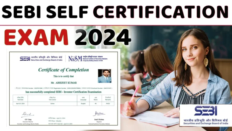 SEBI Self Certification Exam 2024
